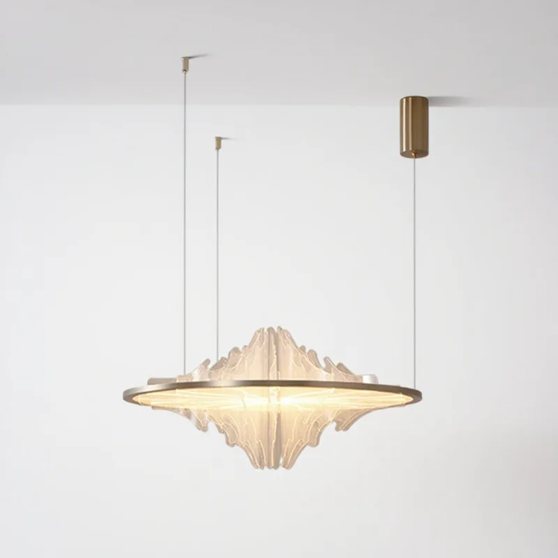 

2025 New Modern Light Luxury Living Room Chandeliers, Round Creative Simple Design,dining Room Bedroom Light Fixtures,dimmable