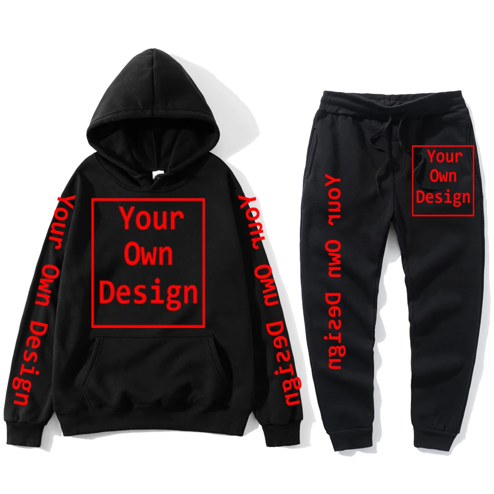 

2023 New Brand Men Track Suit Jogging Sportswear Set Autumn Winter Fahion Printed Women Hoodies Pants Suit Custom Your Logo