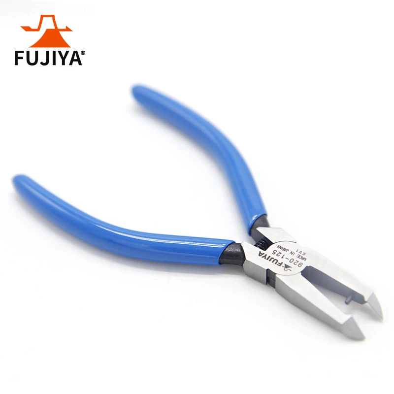 FUJIYA 920-125 45° Electronic Diagonal Pliers Model Plastic Nippers Precision Tool Copper Wire Cutter Resin Cutting Pliers