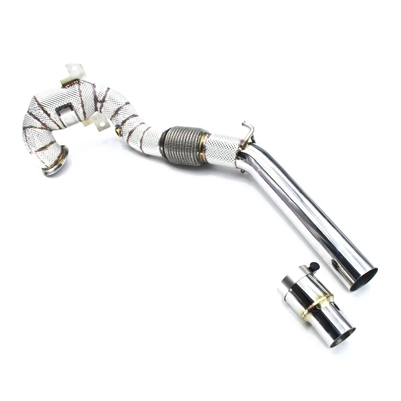 Head Section High flow Pipes Exhaust Pipes branch downpipe Exhaust Pipe with catalyst For VW Golf MK7/MK7.5 GTI 2.0T 