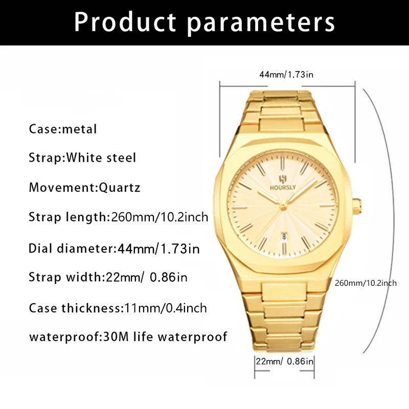 New Personalized Trendy Texture Dial Men Quartz Watch Steel Strip Fashion Leisure Life Waterproof Luminous Calendar Quartz Watch