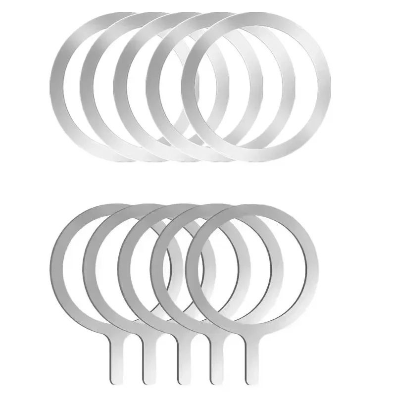Universeller magnetischer Metall-Handyplattenring für MagSafe Wireless Charger – Eisenblechaufkleber für iPhone 17 Auto-Handyhalterung