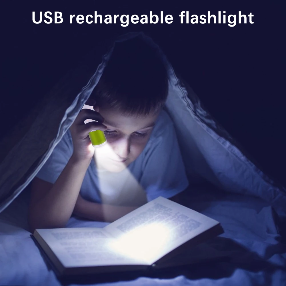 LED Emergency Light USB Rechargeable Portable Lantern Flashlight Retractable Torch Light for Camping Hiking Emergency Outage