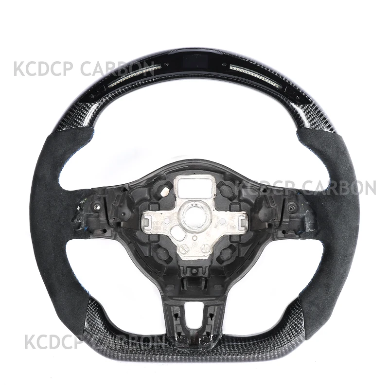 Upgrade carbon fiber steering wheel for Volkswagen's 2010-2014 gti gtr mk6 Golf 6 GTD GTS GRE GLI R-LINE R CC POLO PASSAT JETTA