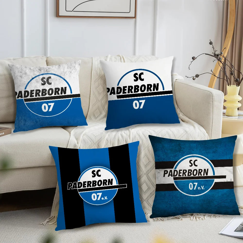 Football cushion cover Living Room Headboard Bedroom Office Cushion Cushion Sofa Nap Time S-SC Paderborn-s 07 Club Pillow Case