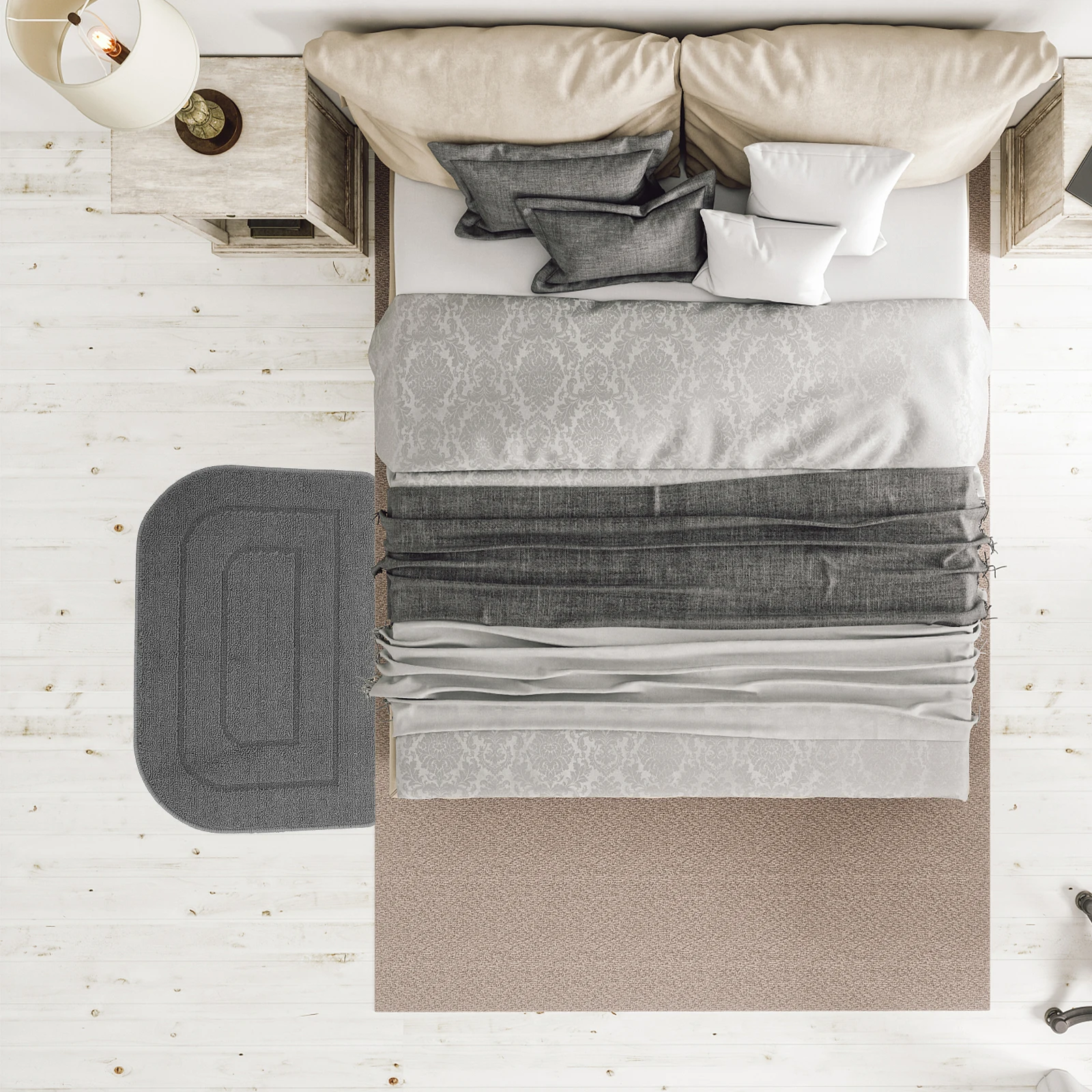 

Simple Floor Mat Kitchen Absorbent Anti-Slip Washable Ground Pad for Household Hotel Office Decoration Kitchen Rug