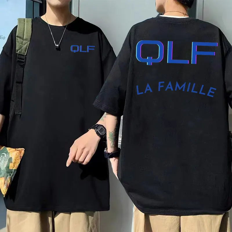 

Qlf La Famille Men Women Fashion T-shirts Male Cotton West Tshirt Le Monde Chico Album for PNL Lovers French Rap Band Print Tees