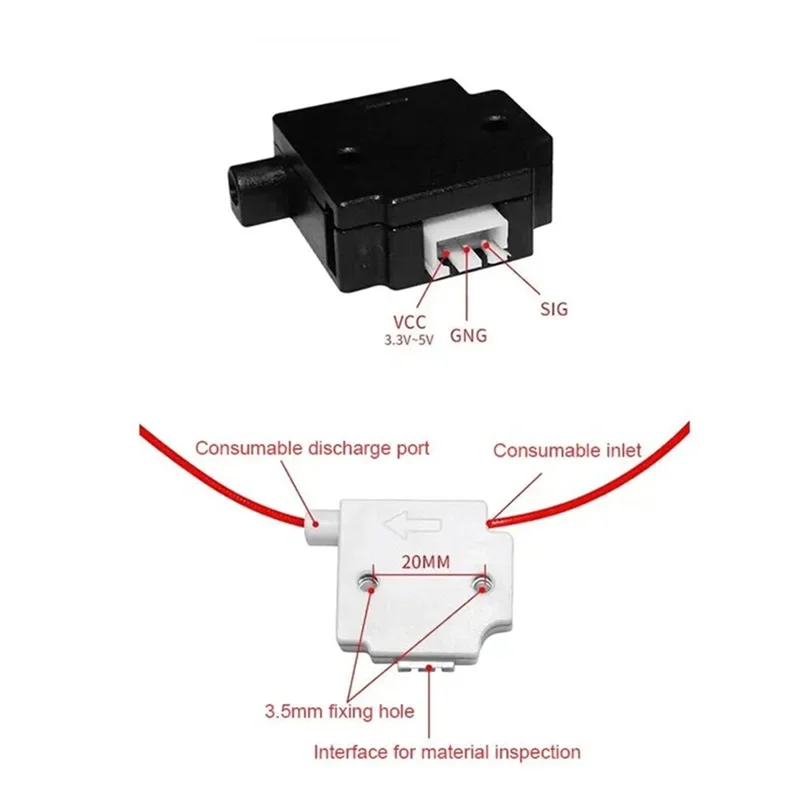 

Практичный модуль для ANYCUBIC Kobra 2 Pro для ANYCUBIC Kobra 2 Plus для Kobra 2 Max, модуль обнаружения нити