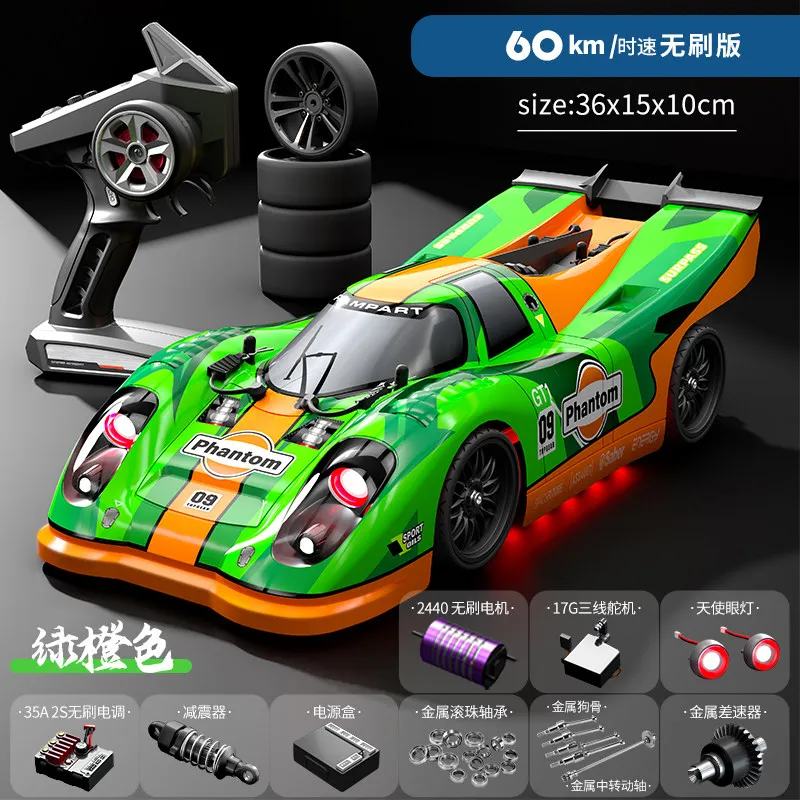 Brushless 4wd Rc Car High Speed On-Road Drift Racer Electric Off-Road Vehicle Rechargeable Hobby Grade Model Gift For Adults Tee