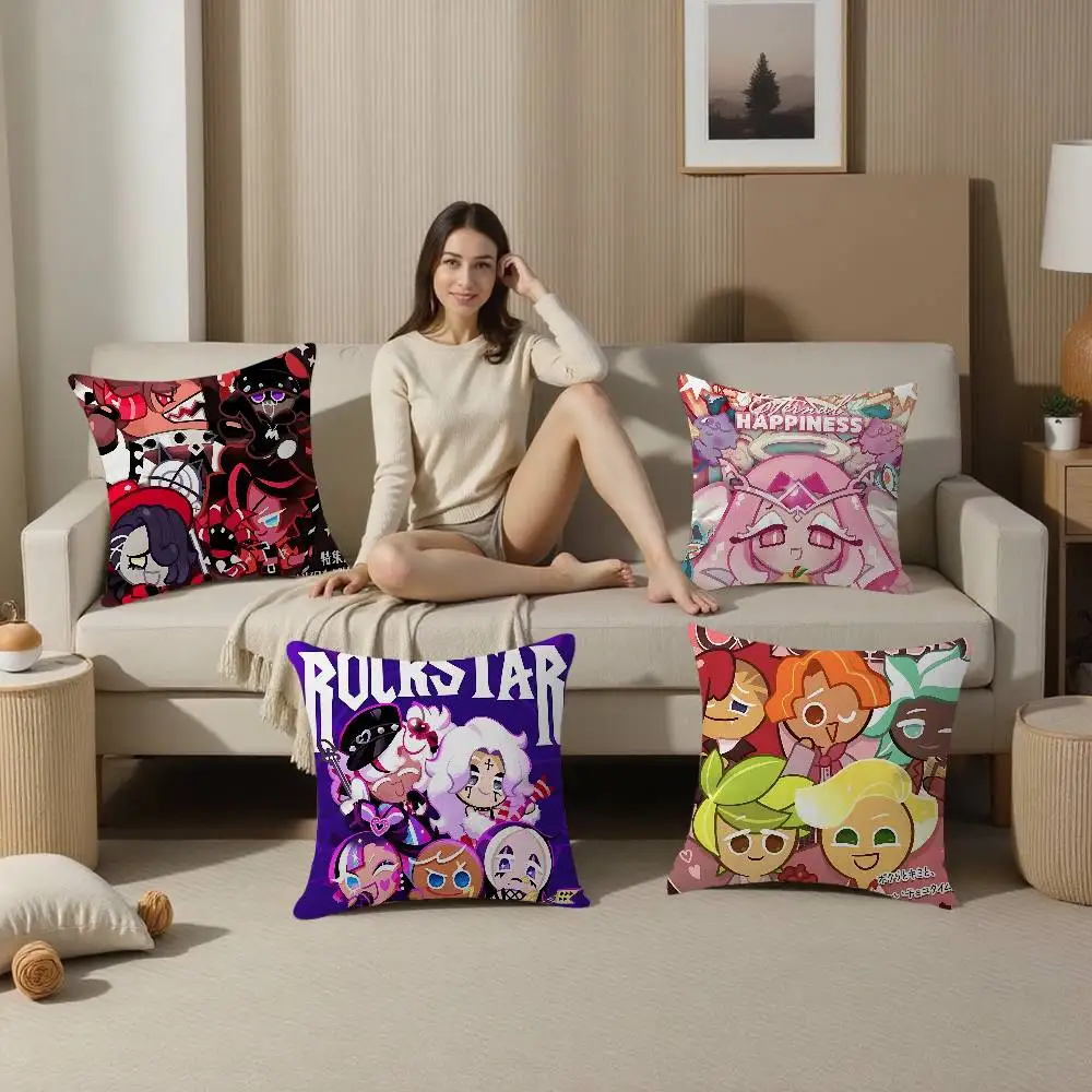 

Game C-Cookie R-Run K-Kingdom Stitch Lucky Dragon Pillow Cover Sofa Cushion Cover Home Room Decoration Children Gift