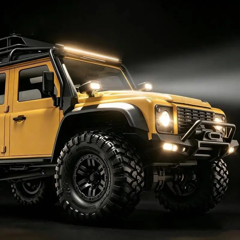 RC Car LED Headlight High Brightness Spotlight 1/10 1/8 RC Crawler Roof Light Upgrade Parts for Off-road RC Modification