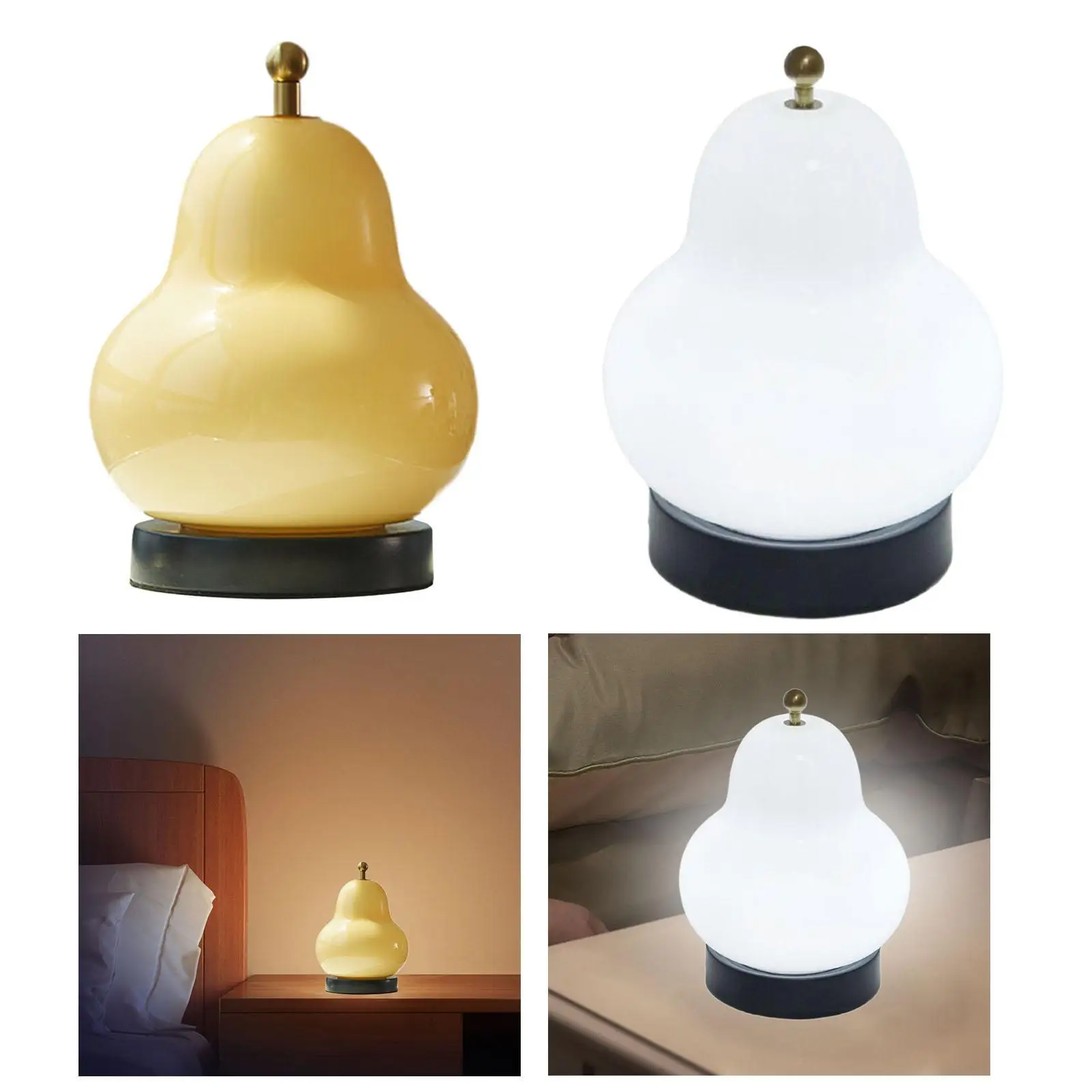 Pear Shaped Night Light Craft Nursing Light Ornament Room Decor Table Lamp for Valentine Gift Room Countertop Home Living Room