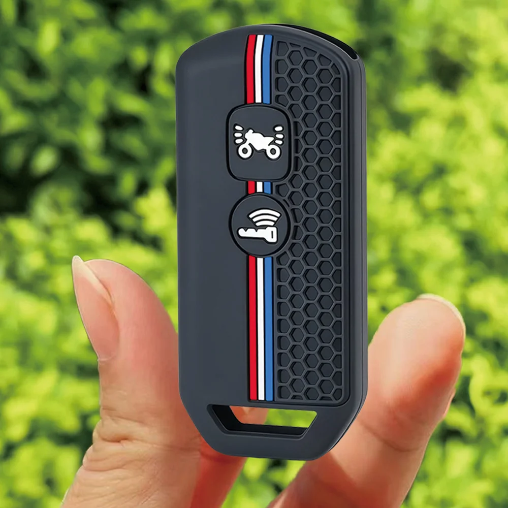 For Honda PCX125 PCX150 Forza 125 250 300 350 750 ADV150 X-ADV SH125 SH150i SH300 SH350 Silicone Motorcycle Key Fob Cover