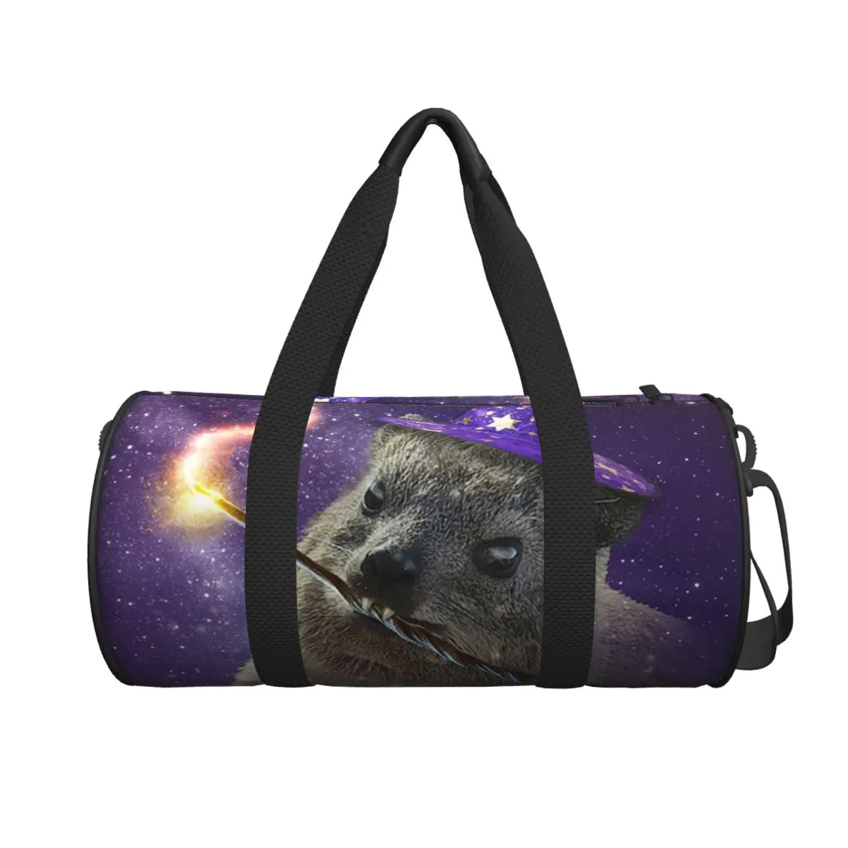 

Awawa Kadabra Rock Hyrax Wizard Large Duffle Gym Bag Waterproof Duffle Travel Bags Handbags Fitness bag