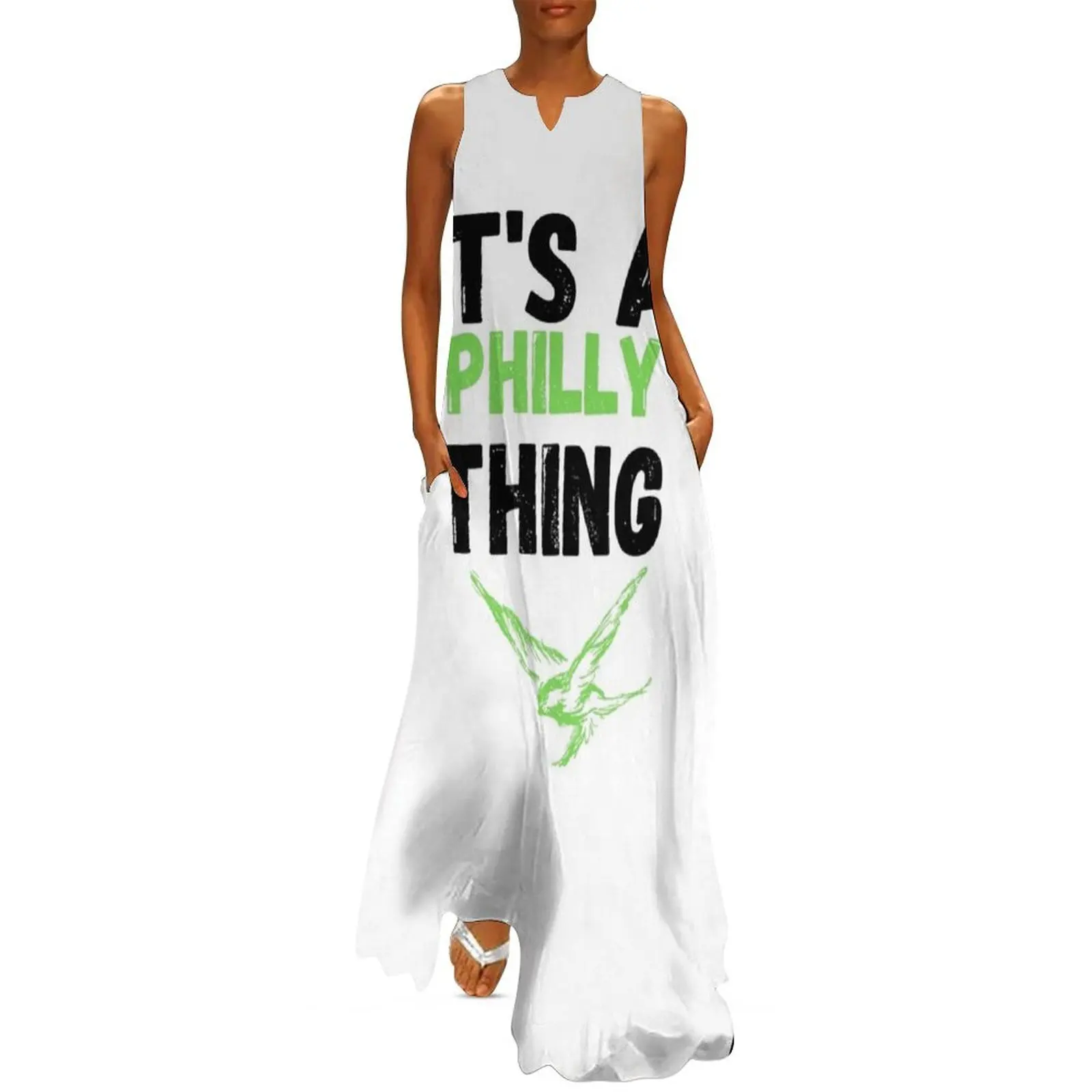 IT_S A PHILLY THING - It_s a Philadelphia Thing Fan Lover(1) Long Dress Women's clothing Evening dresses luxury dress