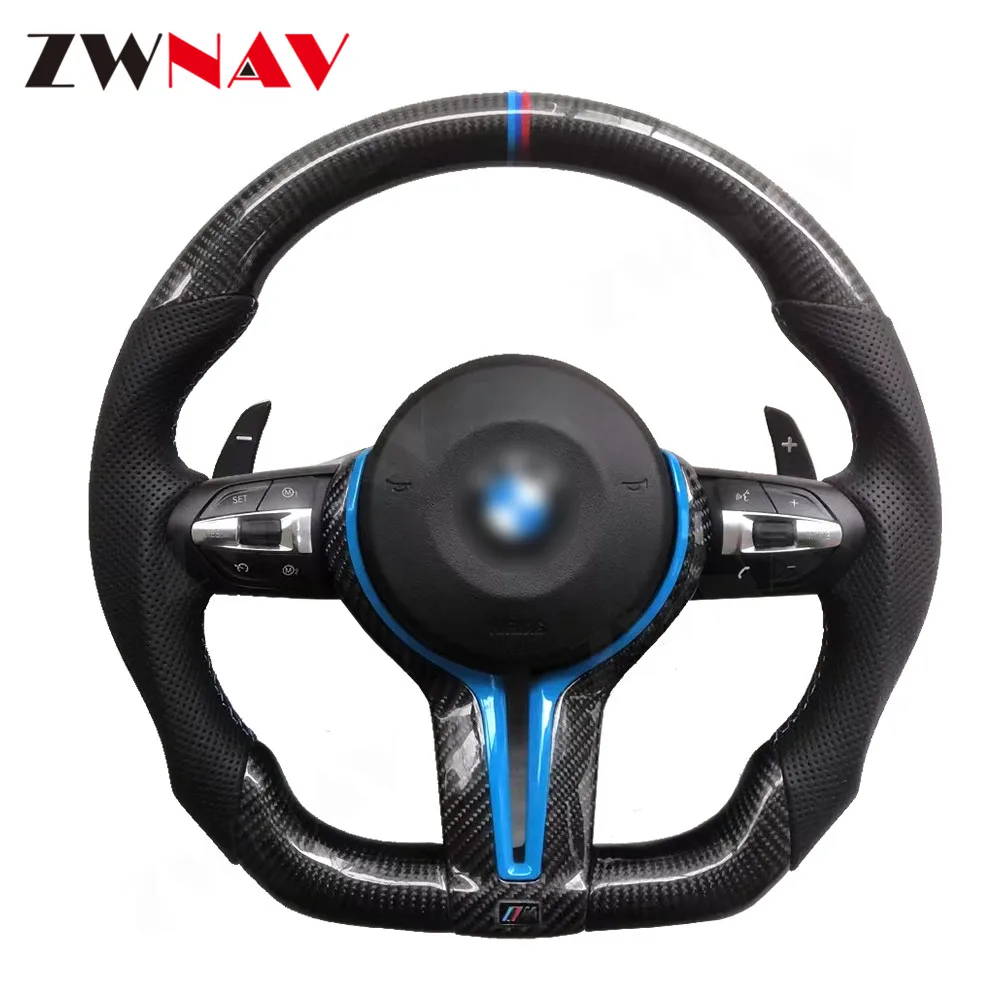 

Car Steering Wheel Assembly For BMW 1 2 3 ~ 7 Series X1 X3 X4 X5 X6 Carbon Fiber Retrofit Interior Auto Electronic Accessories