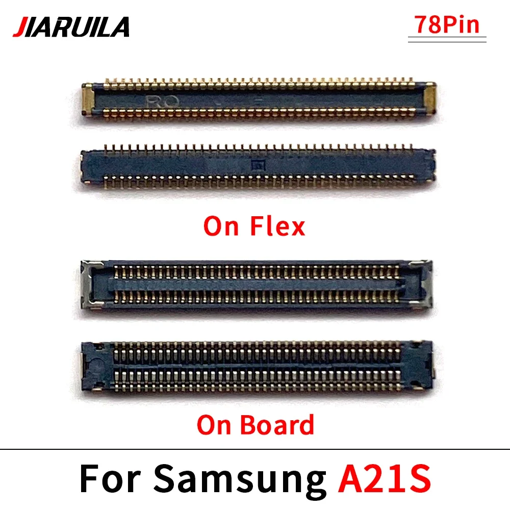 LCD Display Screen Flex FPC Connector On Board For Samsung A12 A13 4G 5G A21S A22 4G 5G