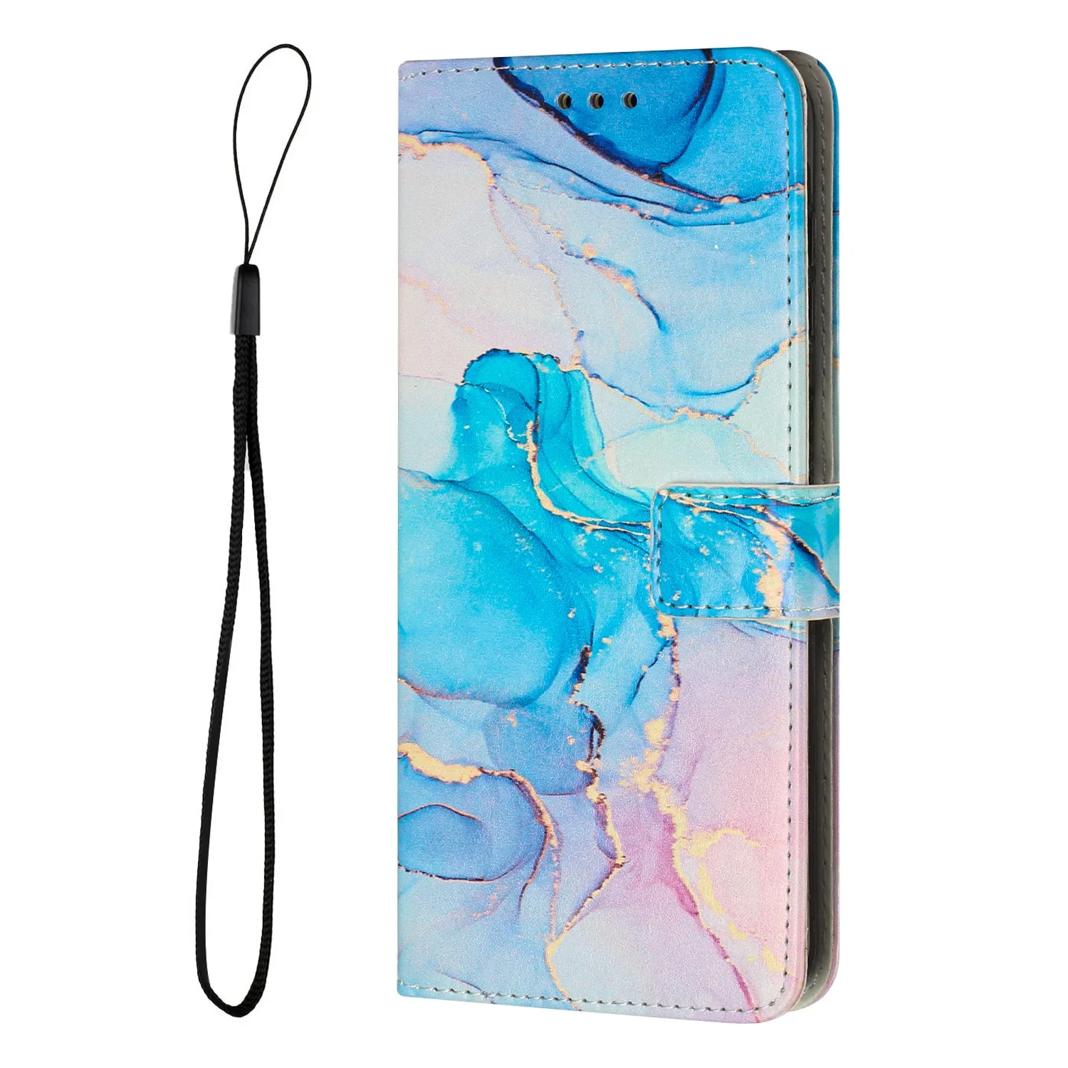 Luxury Marble Flip Leather Case for IPhone 15 Pro Max 14 Plus 13 12 11 8 7 Se 2022 Wallet Kickstand Cards Solt Book Cover Fundas