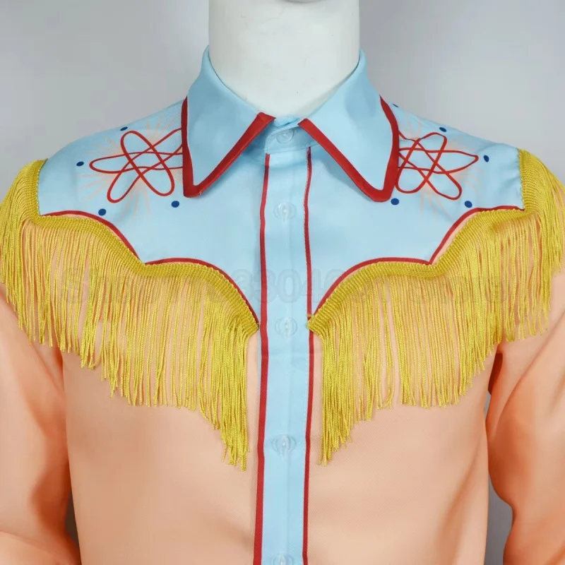 فيلم الخلفي المستقبل Disfraz زي الرجال الخيال هالوين كرنفال ملابس للحفلات فانتازيا ريترو كاوبوي مارتي تأثيري الملابس