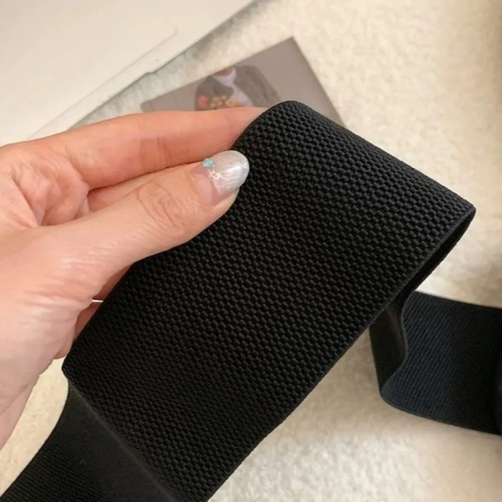 เข็มขัดผ้าเนื้อนุ่มแบบยืดหยุ่น ประดับโบว์ใหญ่ ดีไซน์หวานหรูหรา เหมาะสำหรับชุดราตรีและกระโปรง