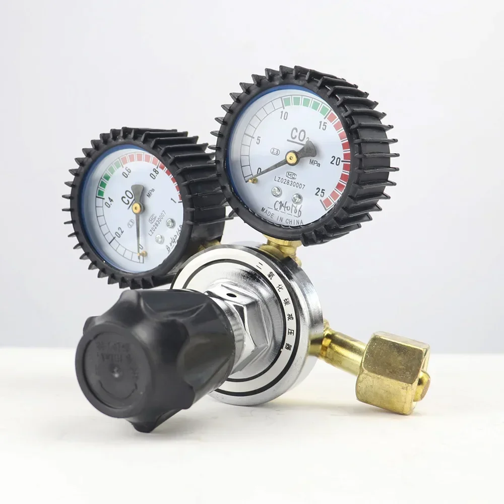 Carbon Dioxide Decompressor Non-heating CO2 Gauge Pressure Gauge Carbon Dioxide Gauge G5/8 