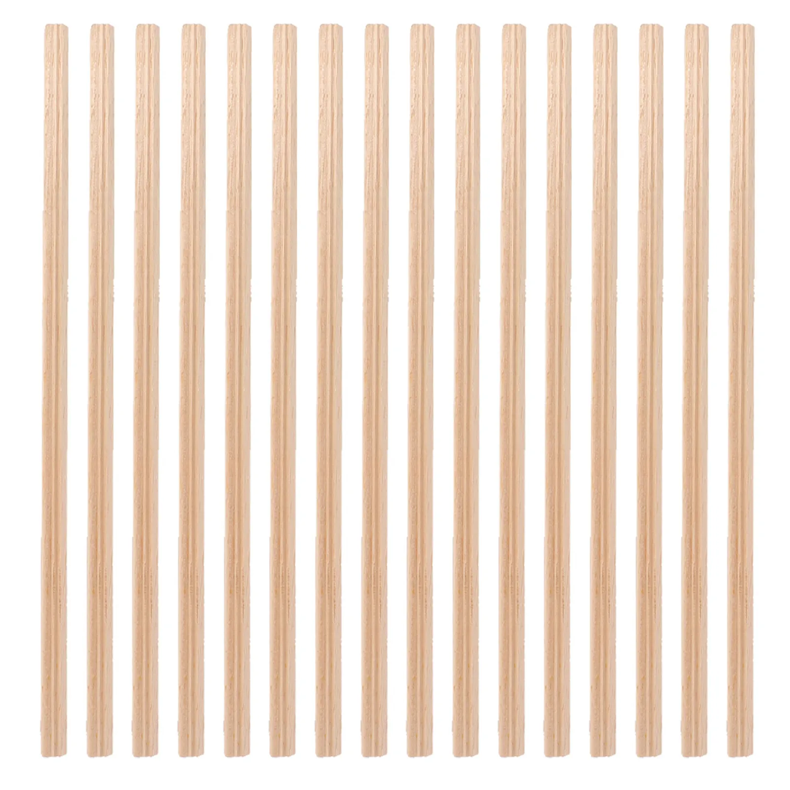 20Pcs Wooden Dollhouse Skirting Board Decorative Trim Miniature Wood Molding Strip for DIY Playhouse Accessories