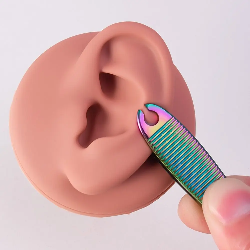 

Инструмент для пирсинга тела из нержавеющей стали, инструмент для пирсинга перегородки ушей, дермальные щипцы, катетер для шпильки пупка, инструмент для кормального пирсинга