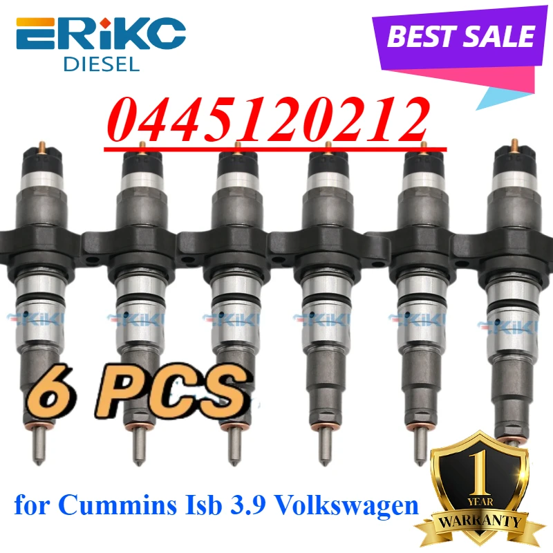 

0445120212 Дизельный инжектор Common Rail 0 445 120 212 Диспенсер топливного насоса для Cummins Isb 3.9 Volkswagen
