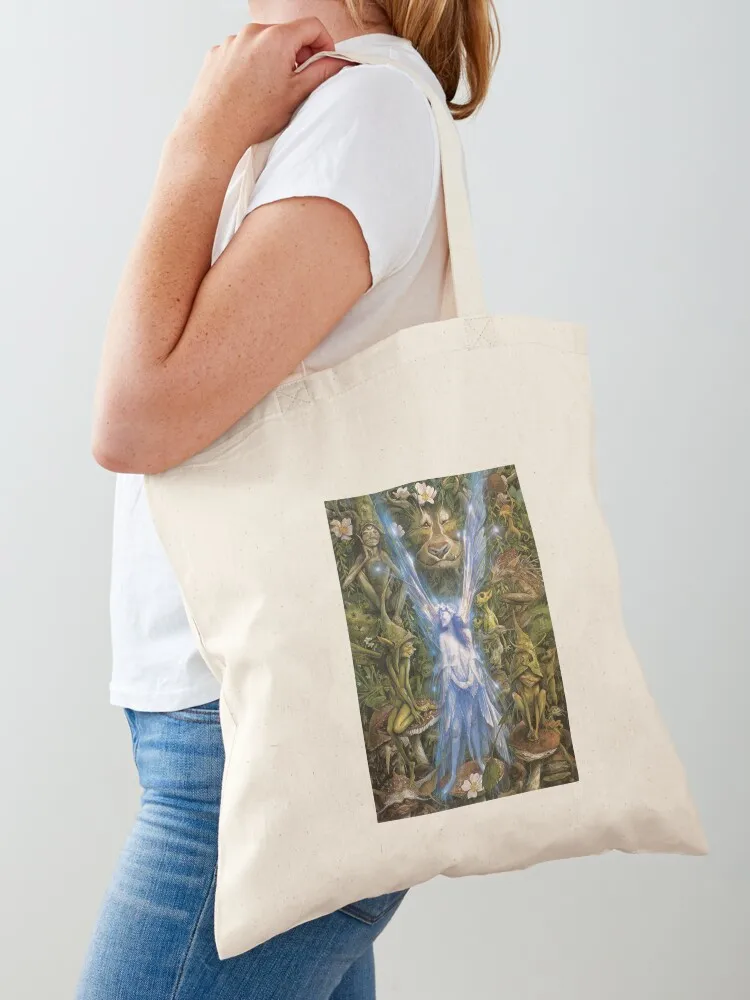 Brian Froud - The Faery Who Was Kissed by the Pixies Tote Bag bag for beach Women's handbag Canvas Tote Bag