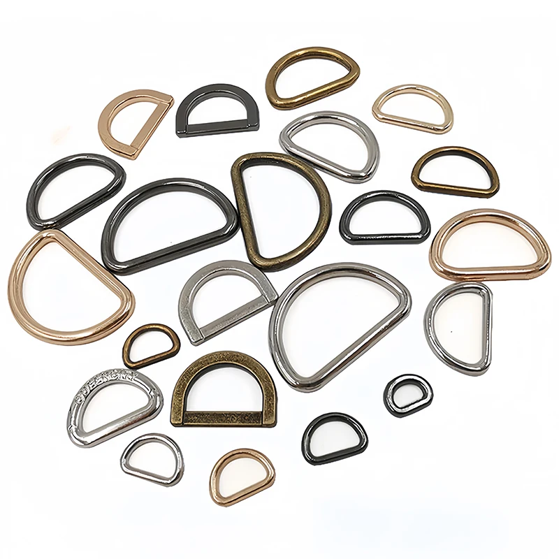 10Pcs Metal D Ring … - image