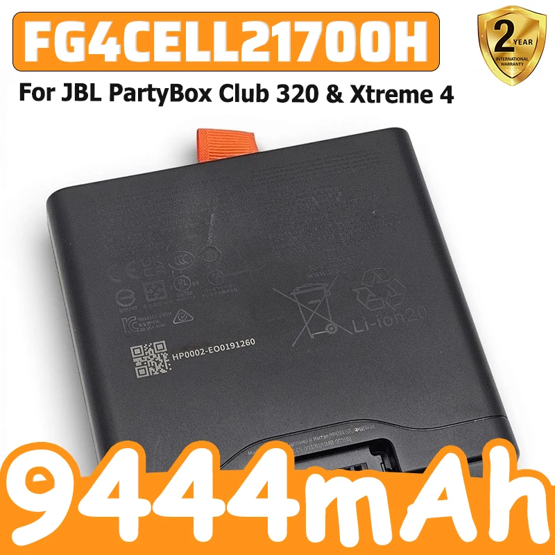 0 Cycle FG4CELL21700H FG4CELL2170X Speaker Battery for JBL PartyBox Club 320 & Xtreme 4 Xtreme4