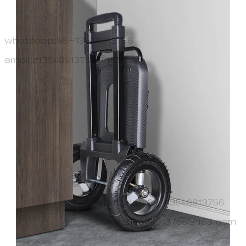 trailer-folding-small-cart-household-shopping-grocery-small-cart-pulling-goods-pull-rod-cart-for-outdoor-large-wheeled-handcart