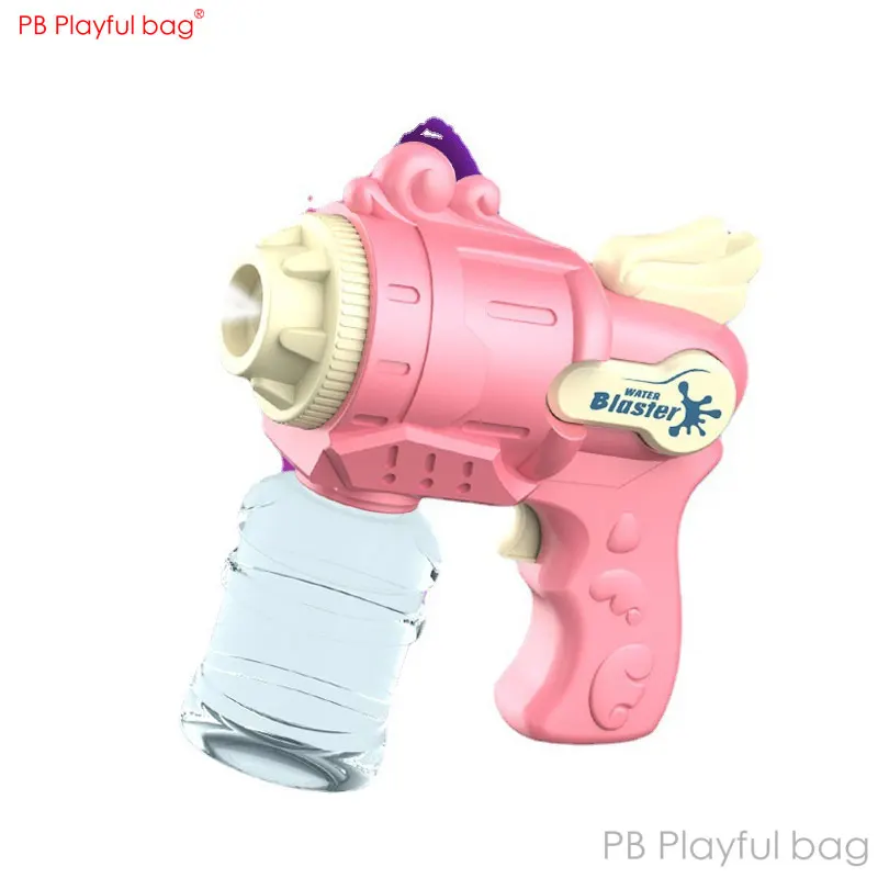 2 Mode Kartun Pistol Air Listrik Musim Panas Mainan Air Semprot Musim Panas Luar Ruangan Mainan Anak-anak Blaster DIY Modifikasi Botol Kosong AC79