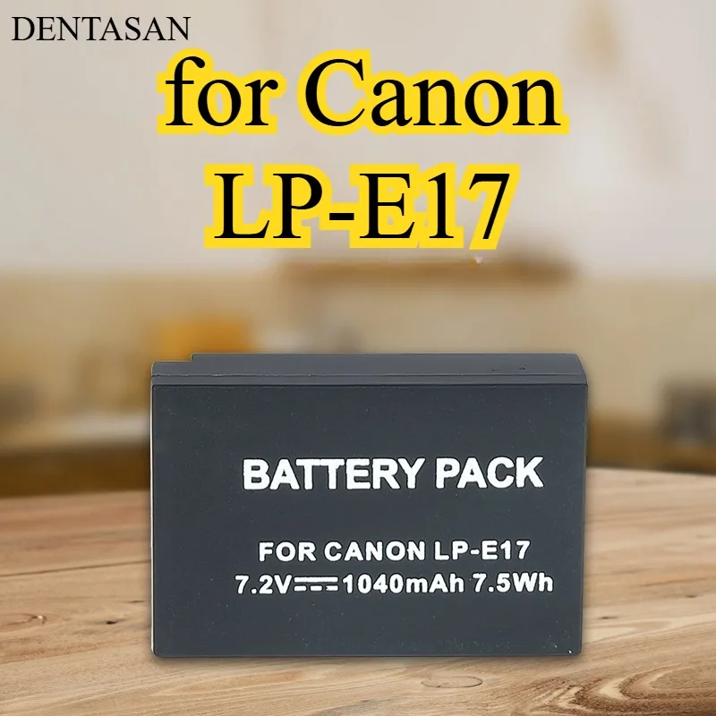 

Semi-Decoded LP-E17 1040mAh Battery for Canon EOS R10 R50 R100 200D 800D 77D 750D 760D Rebel T6i T7i SL2