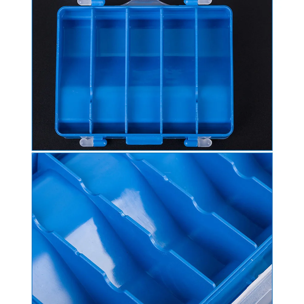 

2pcs Fish Hook Storage Box Double Side Waterproof Lure Case Sealed Lock Buckle Wear-Resistant Hinge For Fly Fishing Tackle