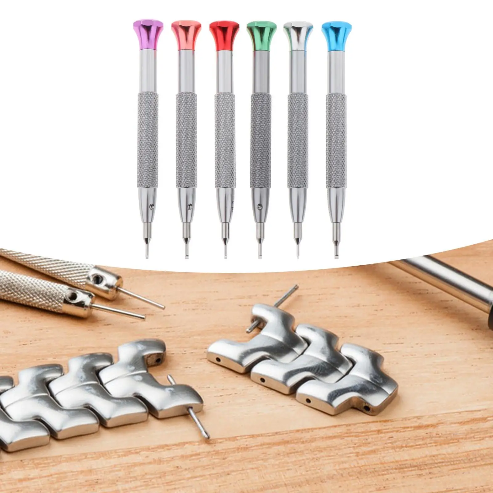 6Pcs Watchmakers Screwdrivers Set Micro Precision Watch Screwdriver Set Home Premium Screwdriver Kit for Eyeglass Watch Toys