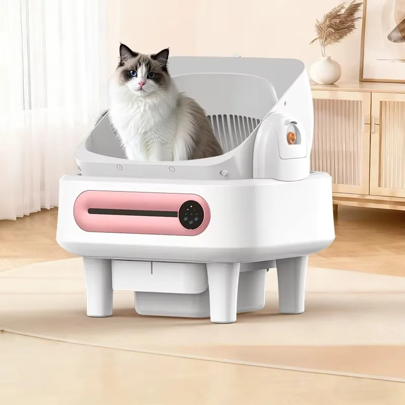 Open Intelligent cat Litter Basin Electric cat Toilet Oversized Automatic Shovel Full-automatic cat Litter Basin
