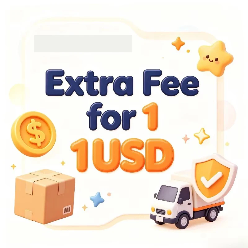 Extra Fee USD1 Only for Additional Payment Cost Supplement Order Balance Top Up No Physical Item