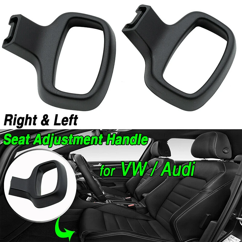 Fit For VW Amarok Caddy Golf Jetta Passat Polo Audi TT A1 Q3 Q5 Front Seat Adjustment Lever Handle Left & Right Side Black