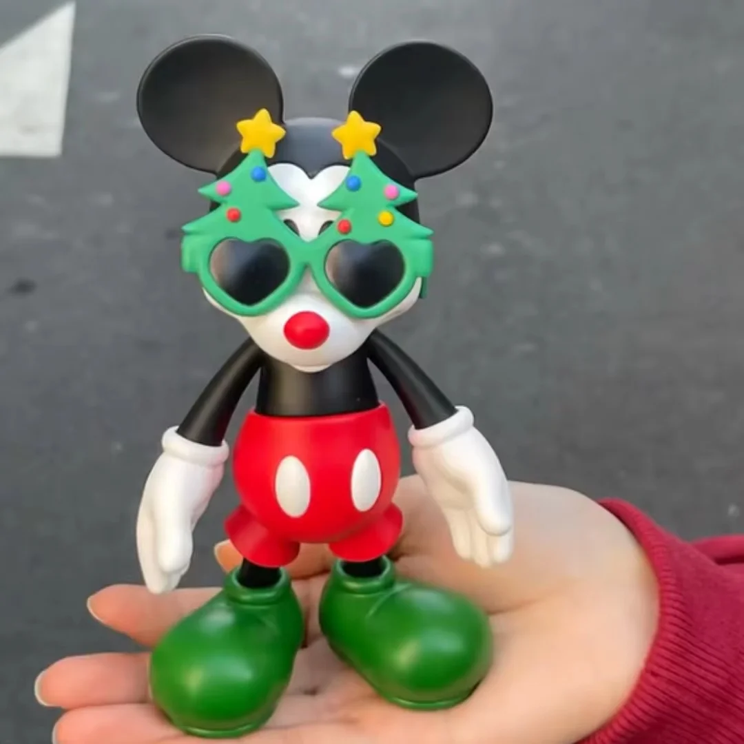 Christmas Disney Mickey Mouse Ego Anniversary Stuffed Playful Figurine Home Desktop Decoration Christmas Birthday Gift image 4