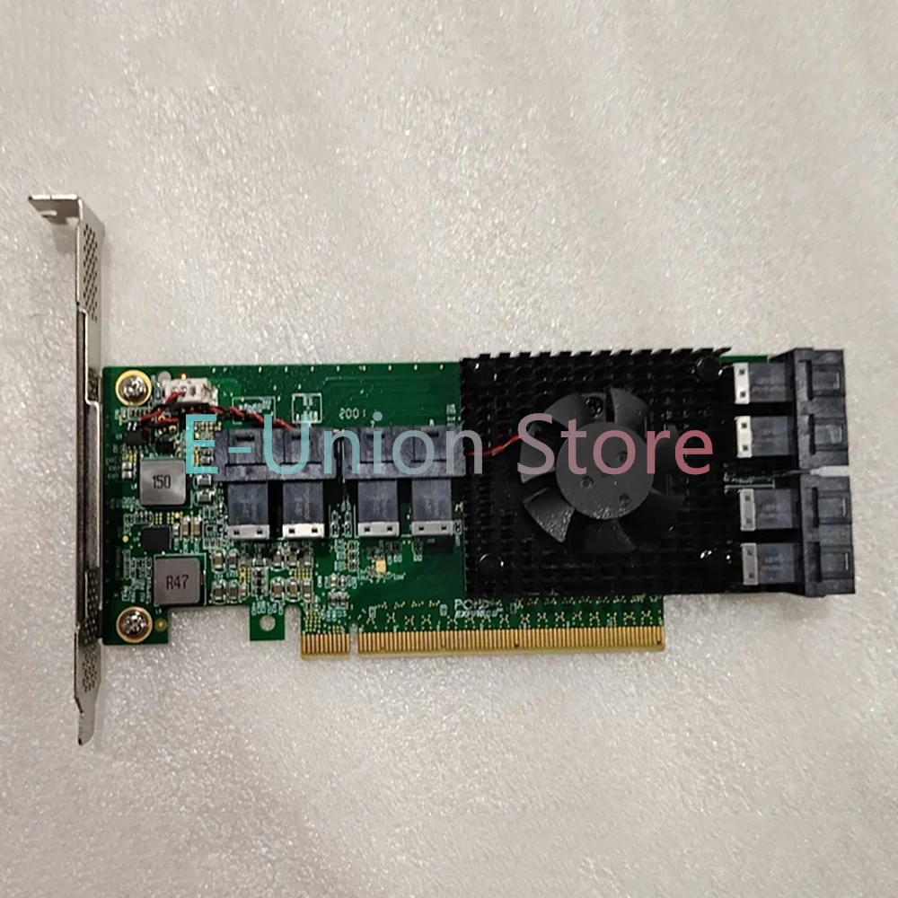 LRNV9349-8I PCIE X16 To 8-Port U.2 Solid-State Drive Adapter Card