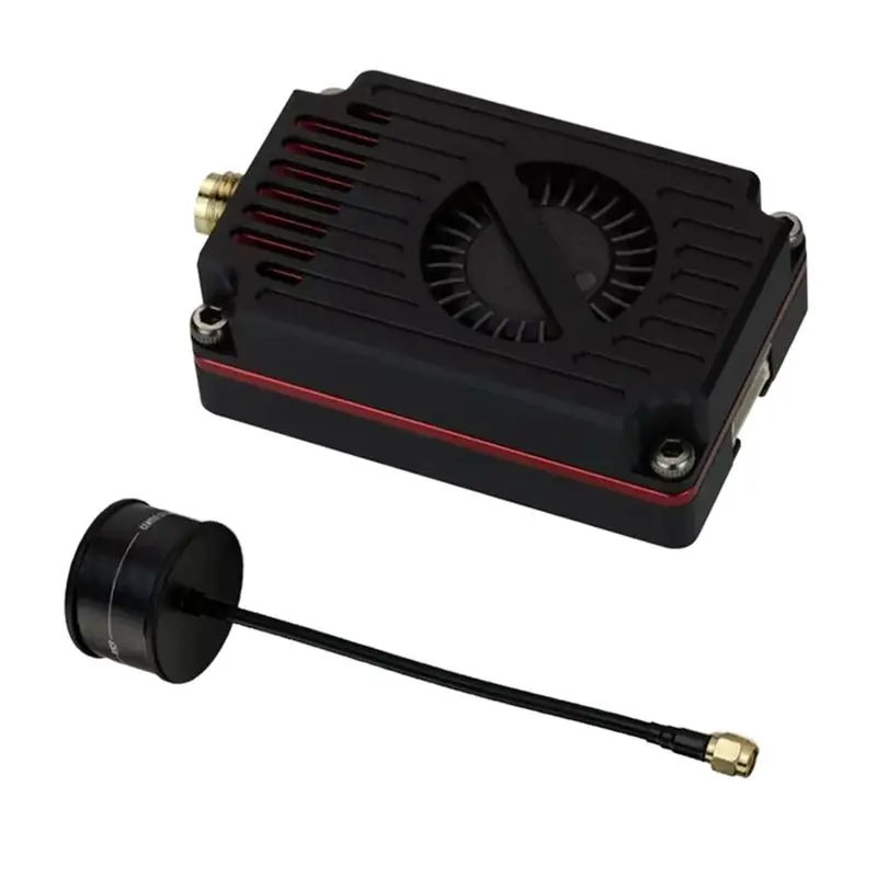 ABUM-1.2G 1.3G 4W V2 VTX FPV Audio Video Transmitter With SMA Omni-Directional Antenna For RC FPV Long Range Drone