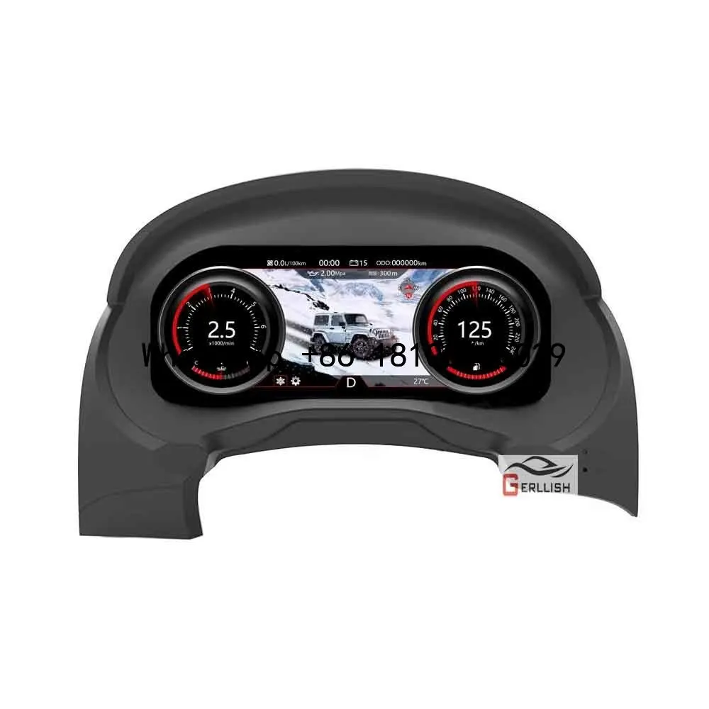 

For Mitsubishi Pajero 2 3 4 2006 - 2016 Car LCD Dashboard Multimedia Modification Virtual Instrument Cluster LCD Speedometer