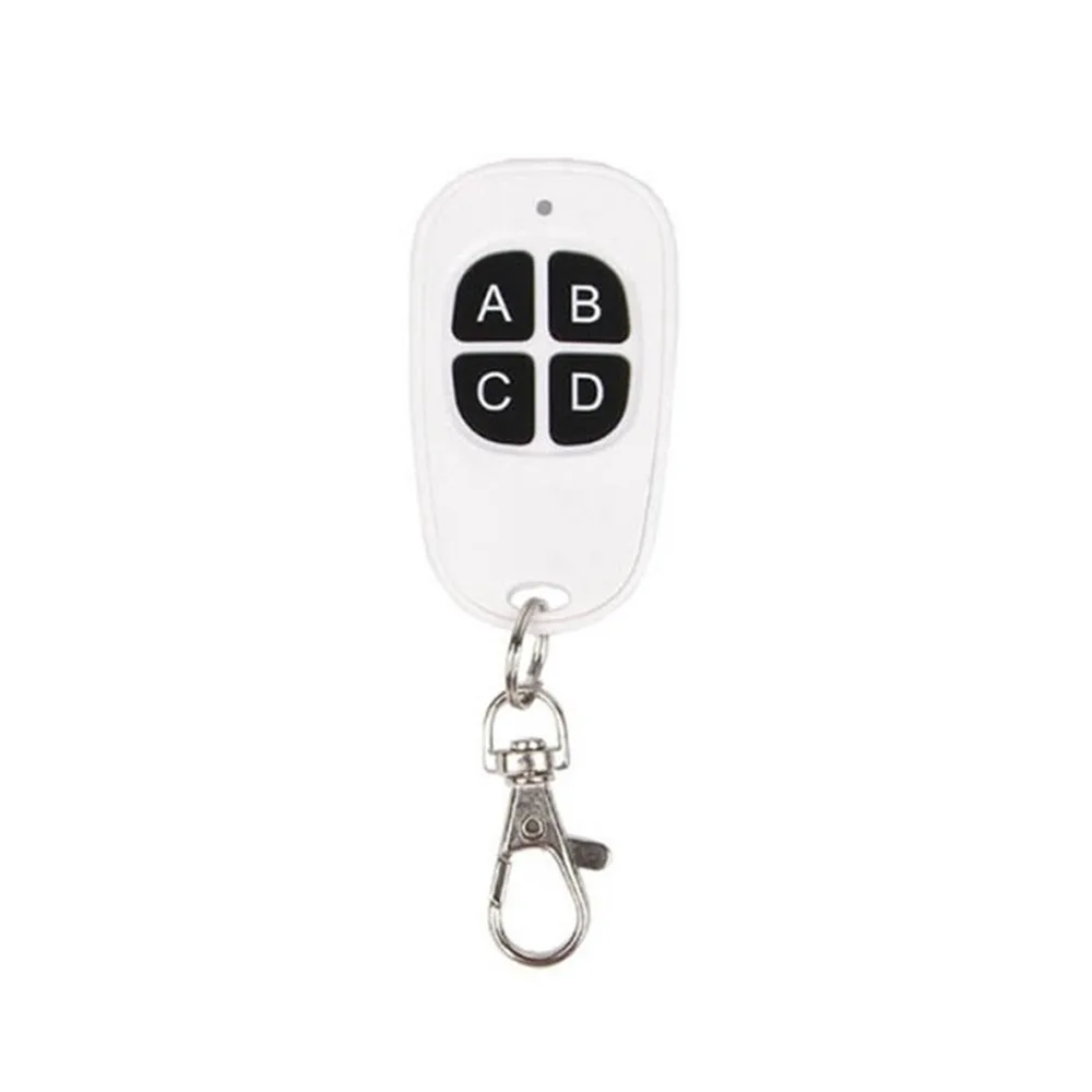 433Mhz Frequency RF Wireless Remote Control 1 2 3 4Buttons Learning Code Garage Door Controller Fixed Learning Code