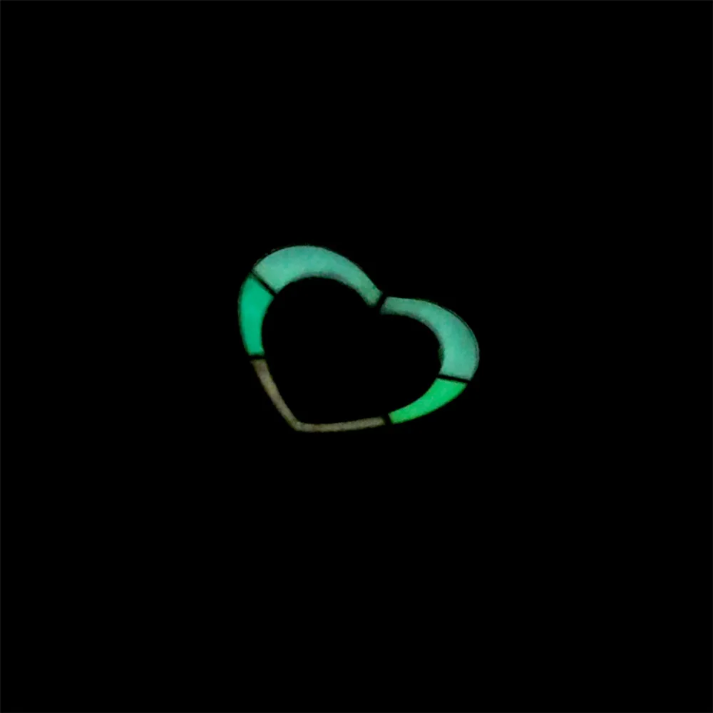 12pcs/box Fashion Luminous Peach Heart Love Butterfly Moon Temperature-sensing Magic Light Fingertips Mood Color-changing Ring