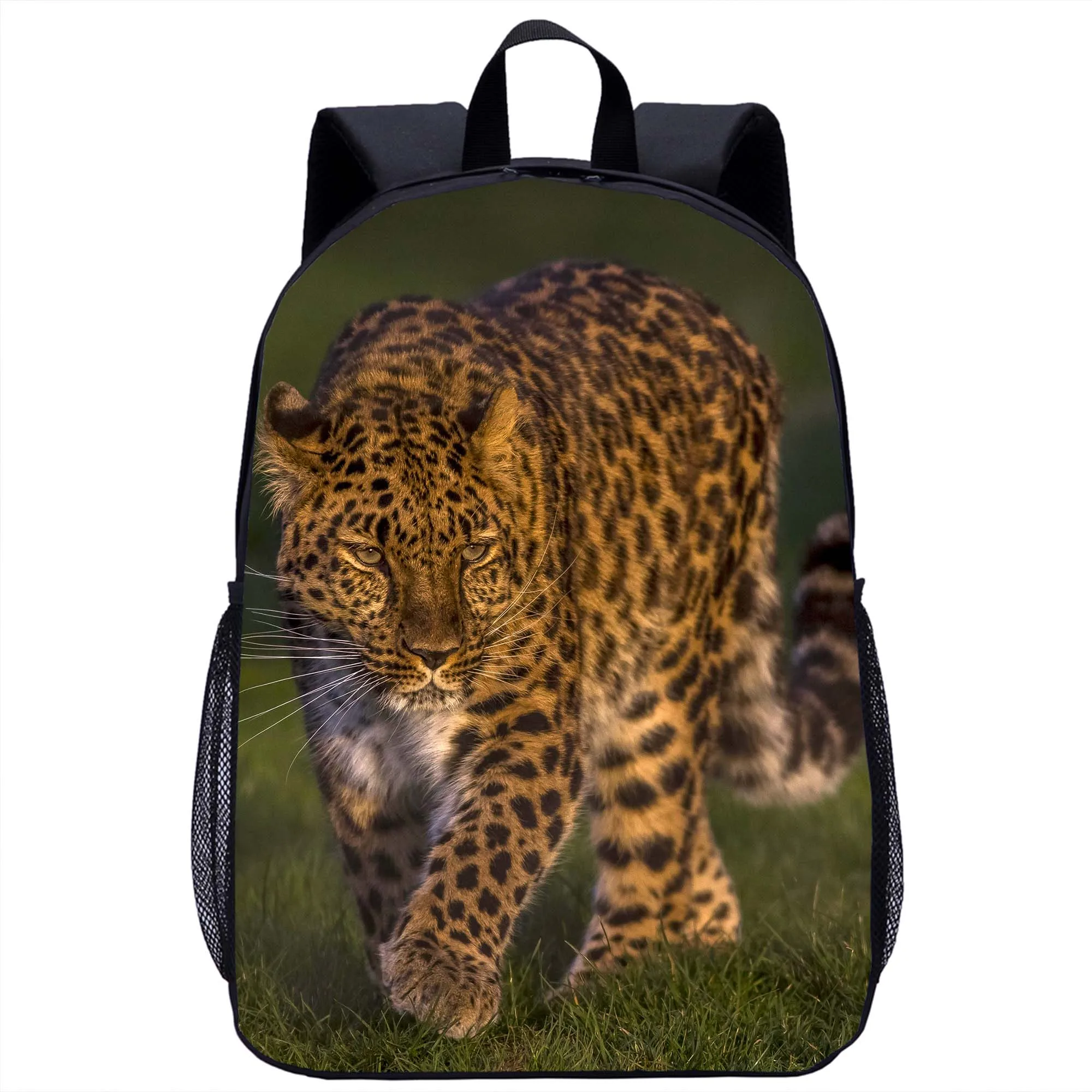 Sac à dos guépard prairie pour adolescents, sac d'école pour enfants, sac à dos de voyage décontracté pour hommes et femmes, sac à dos pour étudiants, garçons et filles, 03