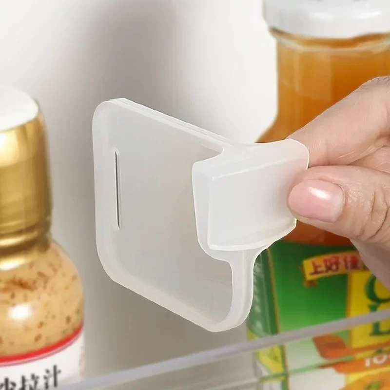 Multi-Use Divider Clip Refrigerator Storage Partition Board Splint Bottle Can Shelf Refrigerator Organizer Kitchen Storage Tool