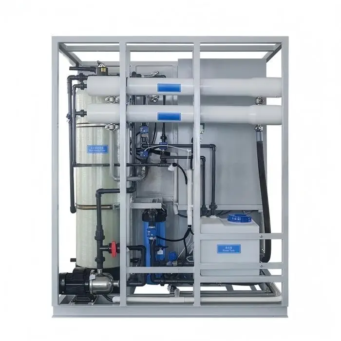 Large Scale PLC Controlled RO Membrane Water Treatment Reverse Osmosis Pressure Vessel Industrial Use Customize