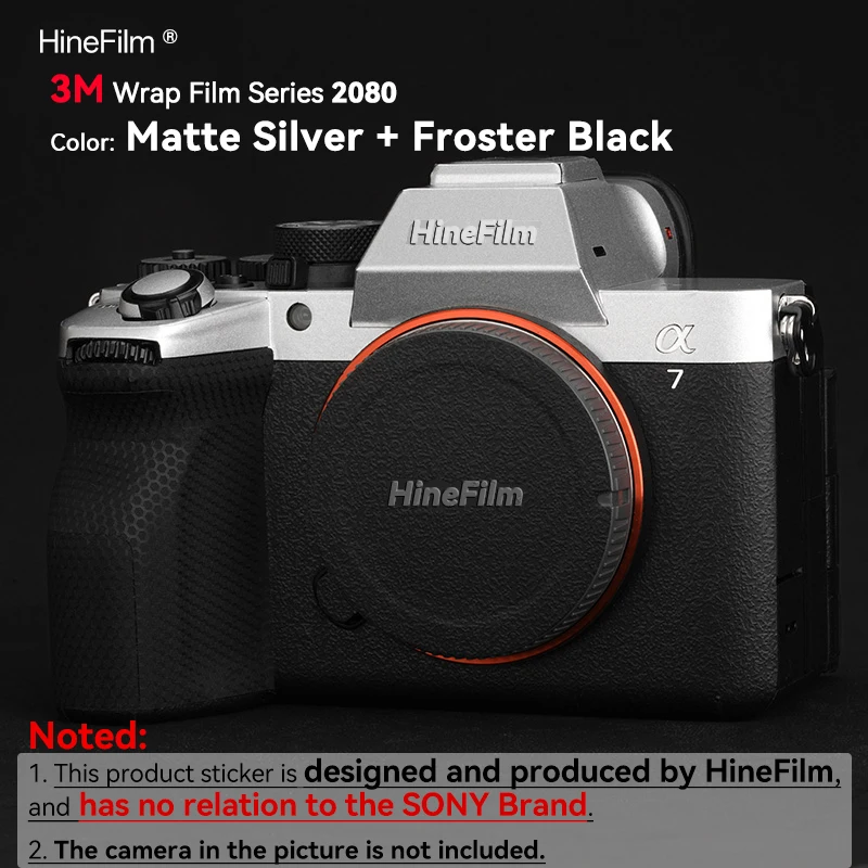 Naklejka Hinefilm na aparat Sony A7M5 A7V, wysokiej jakości folia ochronna A75, naklejka na aparat ILCE-7M5, folia na aparat A7 V, okleina ochronna. — zdjęcie produktu 3
