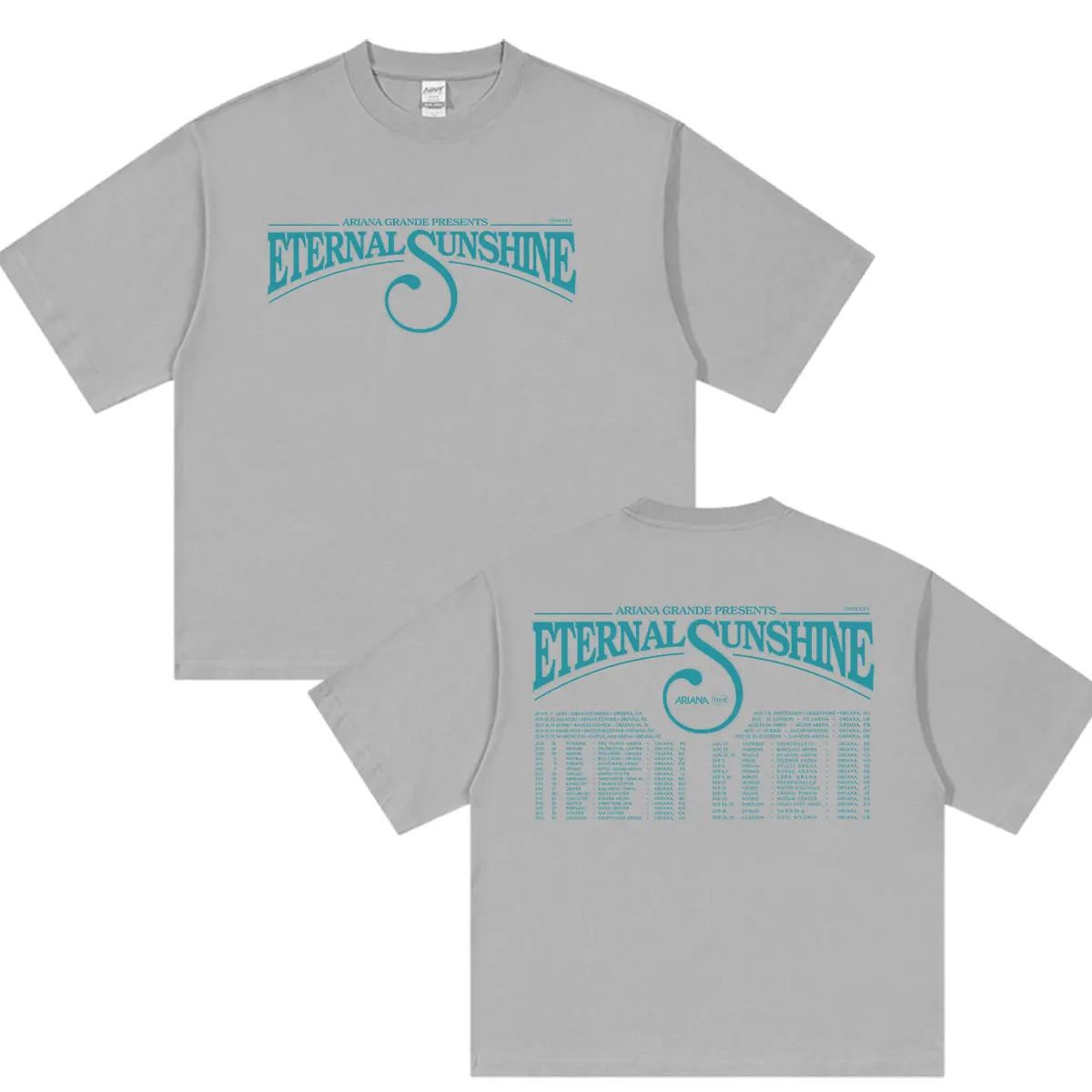 Sängerin Ariana Grande Eternal Sunshine Tour 2026 Bedruckte T-Shirts für Männer und Frauen Retro Oversized Baumwoll-T-Shirt Kleidung Mode T-Shirt – Detail 5